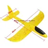 Skumhandkastande flygplan leksak 37 cm 48 cm flygläge glidflygplan tröghetsplan modellerar flygplan för barn utomhussport 240514