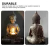 Kandelaars SPA Tealight Holder Tuin Outdoor Indoor Desktop Home Decor Patio Badkamer Mediterende Boeddha Craft Porch Woonkamer