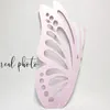 Party Dekoration hohl DIY Butterfly Dekorationen Pink Purple Schmetterlinge Requisiten Babyparty Schmetterlingsbutterfliy -Geburtstagdekoration