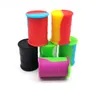11ml Non stick large silicone oil container dab wax oil concentrate silicone oil barrel drums silicone jars glass bong