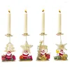Candle Holders Gift Christmas Tree Dining Table Desktop Decoration Ornaments Iron Candlestick