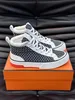 2024 Designer Mens Trail Casual Sneaker Scarpe High Top Skate Schermo in pelle scamosciata di caprente di capra in pelle di capra bianca scontata all'ingrosso sconta