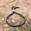 Bracelets de charme Bohême Bracelet à corde réglable minimaliste Unisexe braclet de macrame ethnique sculpté braclet Erkek Bileklik Bijoux Y240510