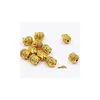 Alliage alliage 100pcs / lot Gold plaqué Bouddha Head Spaceer Perles Charmes pour bijoux DIY Fabriquant 10x8 mm Drop Livraison Dhdch Dhuim