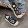 Casual Shoes Bean Small White Soft Soled Slip-on Bread Cherry Blossom Sequin Shoes--A08