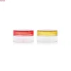 100st 3G Multicolor Small Empty Cosmetic Refillable Jar Plastic Eyeshadow Makeup Face Cream Jar Pot Container Travel BottleGood Qty de Qsvc