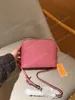 Designer de luxo Cor Solid Color Small Handbag Fashion ombro Bag de Crossbody Ladies PU Couro Shell Sacos de Matchel 22 cm WYG