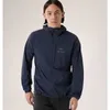 Tasarımcı Sport Ceket Rüzgar Geçirmez Ceketler Squamish Hoody Erkekler Açık Hava Spor Rüzgar Geçirmez Yumuşak Kabuk Kapşonlu Hafif Güneş Koruma Ceket Siyah Sapphire XS 7mzi