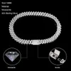 Vendre à chaud 925 Sterling Silver Hip Hop Jewelry Pass Diamond Tester Tester 16 mm Cuban Link Chain