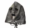 Erwachsene Spielzeug Kunstleder Kopf Gesichtsmaske Sex Hood BDSM Bondage Gear sichtbar für Frauen GN3124000119111131