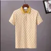 2023 Designer Fashion Top Business Clothing Men Polo broderad krage Detaljer Kort ärm Polo Shirt Men's Multi-färg Multi-färg TEE