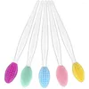 Makeup Brushes 5pcs Exfoliating Lip Scrubber Tools Silicone Exfoliator