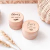 Party Favor Personalised First Curl Baby's Lock Of Hair Keepsake Box Engraved Wooden Trinket Christening Baby Shower Gift