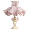 Lampes de table nordique rose luxe pour enfants chambre fille princesse lampe de lit de chevet étude vivant décoration de décoration