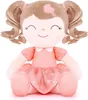 Baby Doll Gifts Plush Curly Girl Toys with Love 16" Orange