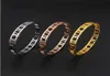 2021 friendship bangle designer mens luxury bracelets name hollow out number stainless steel silver gold womens bracelet fashion j8352672