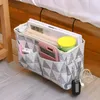 Storage Bags Dormitory Bedside Hanging Bag On The Rack Large Capacity Student Bed Mobile Phone Basket