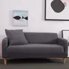 Stol täcker soffa täcker singel och dubbel tre-sits full L-formad återfödan funda chaise lounge elastisk kudde universal stickad tjock