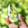 Dekorativa figurer 75mm Clear Angel Tears Crystal Hanging Pendant Glass Art Prism Facetter Suncatcher Diy Home Wedding Garden Decoration