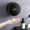 Vloeibare zeep dispenser touchless auto schuim wandmuur gemonteerd grote capaciteit hand wassen slim ub opladen drie versnelling verstelbaar