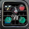 Säkerhetsbälten tillbehör Animal Cartoon Car Air Vent Clip Diffuser Clips Conditioner Outlet Square Head per Freshener Decorative Bk Dr OT4PZ