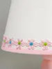 テーブルランプピンクの花樹脂ベッドルームベッドサイドランプLEDスタディリビングルームの子供の装飾的なデスクライト照明