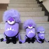Personagens de filmes fofos brinquedos de pelúcia bob little purple man Daemon Peanie Dolls Soft Pillow Ornamentos de Natal Presentes 240511