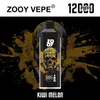 E Cigarette Zooy Ghosts 12000 Puffing Disposable Vape E Cigarette Rechargeable Electronic Cig Wholesale Vape Pen Eu Warehouse Vape Factory Prix 2% 5% 0%