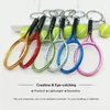 Keychains 6pcs Mini Tennis Racket Keychain Sport Ball Key Ring Hangschenken voor jongens Girls Vrienden