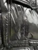 新しいデザイナーメンズウィンターダウンジャケットパーカーザルツマンフランスパリラグジュアリーマンフード付きクロップドパフジャケットメイジオリジナルの一貫した防水生地ブラック