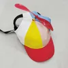 Hundkläder Cotton Pet Propeller Hat Färgglada bedårande solproof Andningsbara ersättare Summer Dekorativa baseballmössa