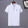 Malbons Shirt Designer Mens Luxury Camisa Homem Moda T Camisetas Casuais Men Golfe Summer Polos Bordado High Street Trend Top Tee Tamanho Asiático M-XXXL Camisa Polo 159