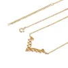 LAMOON Vintage Necklace For Women S925 Silver K Gold Plated Chain Wedding Princess Zircon Pendant Korea Jewelry Gift NI095 240511