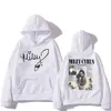 Capuzes masculinos cantores cantores Miley Cyrus Hoodies long Slve Sweethirs de capuz casual Pulloves gráficos de Hip Hop