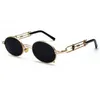 Occhiali da sole stile moda in metallo rotondo uomo steampunk maschi retrò vintage gotico occhiali punk a vapore punk per donne estate 2022sunglasses8516520