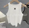 Plus Size 4XL Womens Vest Tank Top T-Shirts Women's Tees Crop Top Embroidery Sexy Sleeveless Backless Top Shirts Solid Stripe Color Vest Size S-4XL