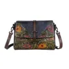 Umhängetaschen Frauen Tasche echte Lederhandtasche Frauen Luxus handgeprägte geprägte Vintage Flap Chinese Style Messenger