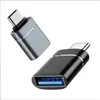 Type C tot USB 3.0 OTG -adapter USB C MANTEN NAAR USB Vrouwelijke converter voor MacBook Air Pro Samsung S21 Xiaomi Huawei C Mouse OTG -plug
