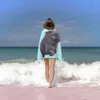 수건 귀여운 페인트 베이비 하마 수영 80x130cm 욕조 마이크로 섬유 직물 투어 개인화 된 패턴