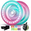 Yoyo Magicyoyo K1 Plus Plástico Responsivo Yoyo Adequado para crianças e iniciantes iniciantes Yoyo com 12 cordas Yoyo Yoyo luvas e caixa Yoyo