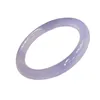 Чистый натуральный халцедон -светлый фиолетовый браслет высокий ледяной батончик настоящий агат нефритовый браслет элегантность
