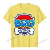 Bro patrullskjorta hund rolig födelsedagsfest t-shirt camisas män faddish normal tees bomull topp t-shirts för manlig camisa 240513