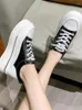 Sıradan Ayakkabı Superone Kadın Spor Ayakkabı Moda Çapraz Kayış Kalın Alt Kadın Platform Günlük Lady Round Toe Ayakkabı Boyutu 35-40