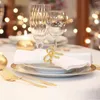 Table Mats 18Pcs Napkin Rings Metal Hollow Out Flower Holder Dinning Ring For Parties Wedding Decor Gold