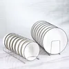 Kitchen Storage Drain Rack Household Single-layer Stainless Steel Cabinet Small Tableware Dish