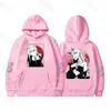 Herrtröjor tröjor heta anime älskling i franxx män kvinnor hoodies noll två grafiska tryck huvor plus size sweatshirt harajuku unisex pullover t240510