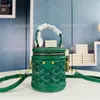 Bolsa de balde de bolsa Bolsa de corpo transversal Bolsa Lady Bolsa Bolsa de ombro clássica Carta de bolsa Crossbody Purse Gold Hardware Removível Strap Polícia de bolso de bolso verde