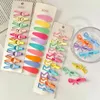 Hair Accessories 10PCS Cute Cartoon Waterdrop Type Metal Candy Color Baby BB Clips Girls Hairpins Hair Clip Kids Headwear Baby Hair Accessories