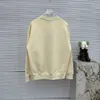 Family b High Version 23 Autumn/winter Printed Round Neck Sweater Letter Personalized Top Versatile for Men and Women