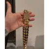 Colliers personnalisés plaqués à l'or de 30 mm